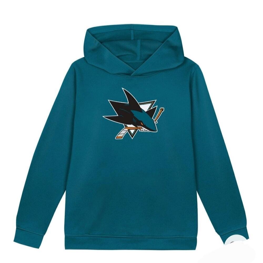 NHL San Jose Sharks Baby Toddler Boys' Hooded Sweatshirt 12 Months